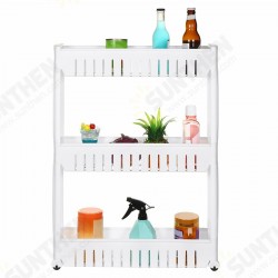 3/4 Layers Multi-function Rack Shelf Portable Cart Storage for Kitchen Bathroom Arrangement 3/4 Layers Multi-function Rack Shelf Portable Cart Storage for Kitchen Bathroom Arrangement