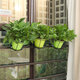 3PCS Metal Flower Holder Stand Hanging Pot Basket Plant Garden Wall Storage Rack