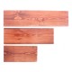 3Pcs 40+60+80cm Wooden Board Shelves Wall Mount Floating Shelf Display Bracket Waterproof Decor