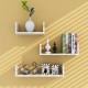 3Pcs Wooden Wall Shelf Wall-mounted Organiser Wall Decor