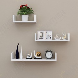 3Pcs Wooden Wall Shelf Wall-mounted Organiser Wall Decor 3Pcs Wooden Wall Shelf Wall-mounted Organiser Wall Decor