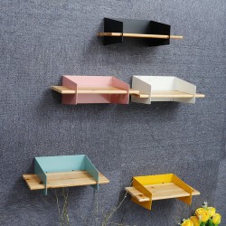 5 Color 20CM Floating Wall Mounted Shelf Hanging Holder Storage Iron Wood Display Bookshelf Bracket 5 Color 20CM Floating Wall Mounted Shelf Hanging Holder Storage Iron Wood Display Bookshelf Bracket