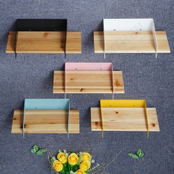 5 Color 20CM Floating Wall Mounted Shelf Hanging Holder Storage Iron Wood Display Bookshelf Bracket 5 Color 20CM Floating Wall Mounted Shelf Hanging Holder Storage Iron Wood Display Bookshelf Bracket
