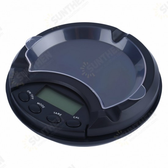 500g/0.1g LCD Electronic Digital Precise Pocket Scale Ashtray Balance Pocket Jewelry Gold Diam