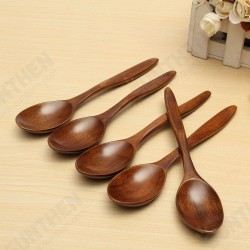 5Pcs Wooden Cooking Kitchen Utensil Coffee Tea Ice Cream Soup Caterin Spoon Tool 5Pcs Wooden Cooking Kitchen Utensil Coffee Tea Ice Cream Soup Caterin Spoon Tool