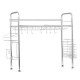 64/74/84cm Double Layer Stainless Steel Rack Shelf Storage for Kitchen Dishes Arrangement