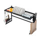 65/85CM Dish Drying Rack Organizer Over Sink Kitchen Draining Storage Holder Drain Rack