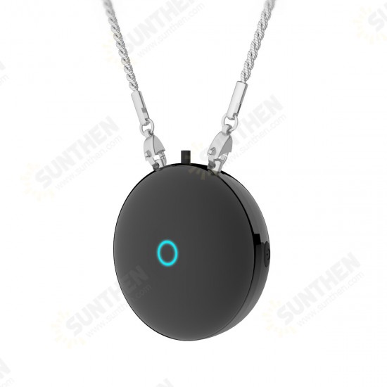 Wearable Air Purifier Necklace Mini Portable USB Air Cleaner Negative Eliminate Haze Bacteria Low Noise Air Freshener