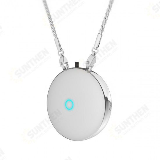 Wearable Air Purifier Necklace Mini Portable USB Air Cleaner Negative Eliminate Haze Bacteria Low Noise Air Freshener