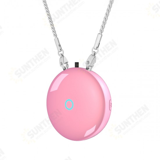 Wearable Air Purifier Necklace Mini Portable USB Air Cleaner Negative Eliminate Haze Bacteria Low Noise Air Freshener