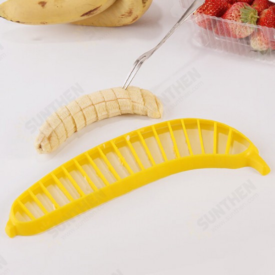 Banana Slicer Banana Cutter Chopper Fruit Salad Sundaes Chopper Kitchen Fruit Tool Salad Accessory