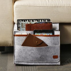 Bedside Pocket Storage Baskets Hanging Bag Felt Sofa Phone Book Organizer Remote Home Holder Bedside Pocket Storage Baskets Hanging Bag Felt Sofa Phone Book Organizer Remote Home Holder