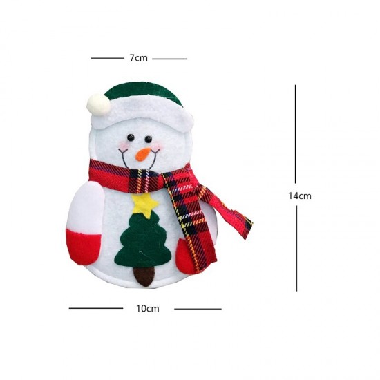 Christmas Tableware Knife Fork Holders Santa Clothes Style Fork Bags Cover Suit Christmas Festival