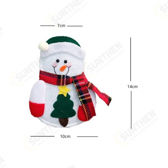 Christmas Tableware Knife Fork Holders Santa Clothes Style Fork Bags Cover Suit Christmas Festival