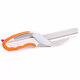 Colorful 2 In1 Vegetable Food Scissor And Cutting Board Stainless Steel Cutter Knife