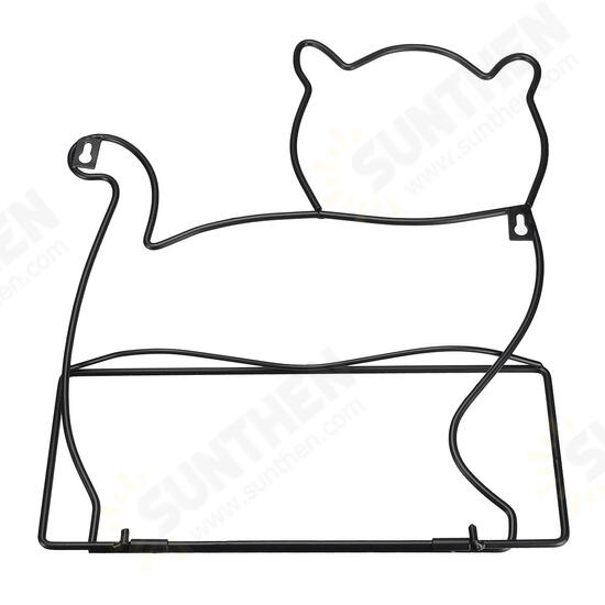 Creative Animal Type Wall Hanging Iron Shelf Storage Rack Home Kitchen Organizer