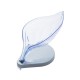 Creative Leaf Soap Box Perforated Suction Cup Soap Box Holder Toilet Drain Laundry Soap Box Rack