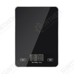 DG-TGK1 Digital Kitchen Toughened Glass Scale 1g/5kg Food Scale Ultra Slim Tempered Glass LCD Display Kitchen Baking Mesuring Tool DG-TGK1 Digital Kitchen Toughened Glass Scale 1g/5kg Food Scale Ultra Slim Tempered Glass LCD Display Kitchen Baking Mesuring Tool