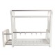 Double Layer Spice Jar Rack Storage Shelf Pantry Kitchen Cabinet Cupboard Holder