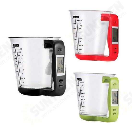 Electronic Scale Measuring Cup Auto Power Off Electronic Scale Large Capacity LCD Digital Measuring Cup