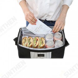 Fashion Nylon Thermal Lunch Bags Insulated Cooler Box Tote Men Kids Adults Portable Picnic Storage Fashion Nylon Thermal Lunch Bags Insulated Cooler Box Tote Men Kids Adults Portable Picnic Storage
