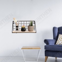 Fashion Wooden Iron Storage Holders Home Storage Shelf Wall Hanging Storage Box Fashion Wooden Iron Storage Holders Home Storage Shelf Wall Hanging Storage Box