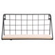 Fashion Wooden Iron Storage Holders Home Storage Shelf Wall Hanging Storage Box