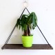 Hanging Shelf Storage Holder Plant Rack Wooden Bedroom Wall Mounted Organizer