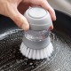 Household Kitchen Washing Utensils Pot Dish Brush with Liquid Washing Soap Dispenser Pot Brush Dish Brushes Cleaning Tool