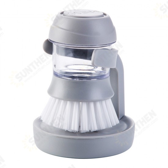 Household Kitchen Washing Utensils Pot Dish Brush with Liquid Washing Soap Dispenser Pot Brush Dish Brushes Cleaning Tool