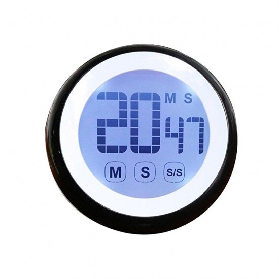 KC-03 Digital Kitchen Cooking Timer With Temperature And Humidity Cute Touch Screen Soft Ligh
