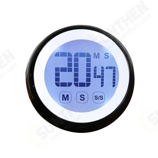 KC-03 Digital Kitchen Cooking Timer With Temperature And Humidity Cute Touch Screen Soft Ligh