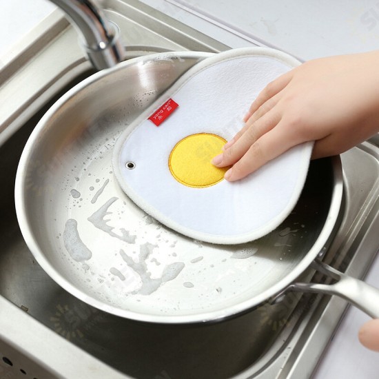 KC-CS11 Hang Thickness Bibulous Dishcloth Heat Resistant Coaster Dry Hand Dish Cleaning Towel