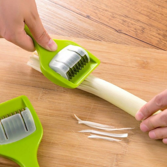 KC-MS06 Stainless Steel Green Onion Slicer Vegetable Garlic Cutter Shredder Kitchen Tools