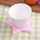 KC-SC41 Multi-function Star Shape Silicone Dish Cleaning Brush Scrubber Heat Resistant Coaster