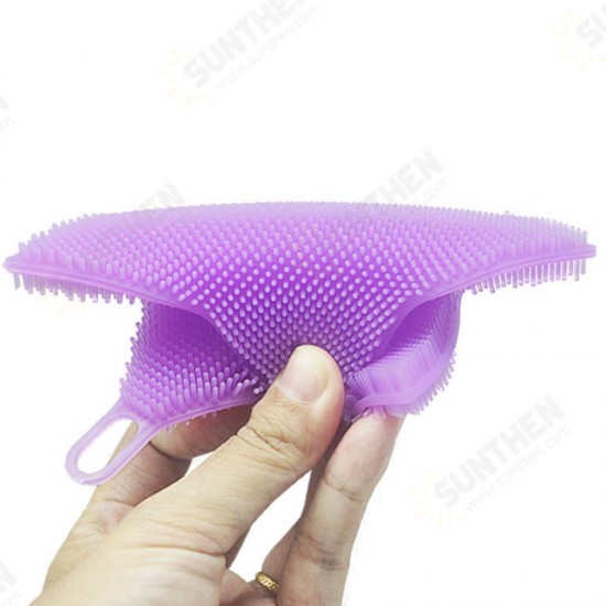 KC-SC41 Multi-function Star Shape Silicone Dish Cleaning Brush Scrubber Heat Resistant Coaster