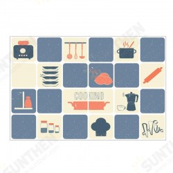 KC-WS020 45 x 75cm PVC Removable Kitchen Cookware Oil-proof Waterproof Wall Sticker Paper KC-WS020 45 x 75cm PVC Removable Kitchen Cookware Oil-proof Waterproof Wall Sticker Paper