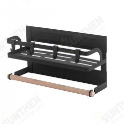 Kitchen Magnetic Organiser Rack Fridge Side Shelf Storage Holder Kitchen Magnetic Organiser Rack Fridge Side Shelf Storage Holder