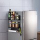 Kitchen Magnetic Organiser Rack Fridge Side Shelf Storage Holder