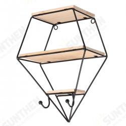 Metal Wall Shelf Mounted Storage Rack wall Hanging basket Shelf Bedroom Decoration Metal Wall Shelf Mounted Storage Rack wall Hanging basket Shelf Bedroom Decoration