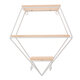 Metal Wall Shelf Mounted Storage Rack wall Hanging basket Shelf Bedroom Decoration