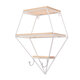 Metal Wall Shelf Mounted Storage Rack wall Hanging basket Shelf Bedroom Decoration