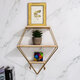 Metal Wall Shelf Mounted Storage Rack wall Hanging basket Shelf Bedroom Decoration