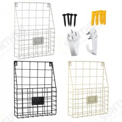 Modern Wire Storage Baskets Magazine Newspaper Wall Mounted Post Rack Organizer Shelf Modern Wire Storage Baskets Magazine Newspaper Wall Mounted Post Rack Organizer Shelf