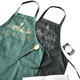 Nordic Embroidered Pure Cotton Aprons Inbetweening Hand-painted Style Sleeveless