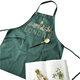 Nordic Embroidered Pure Cotton Aprons Inbetweening Hand-painted Style Sleeveless