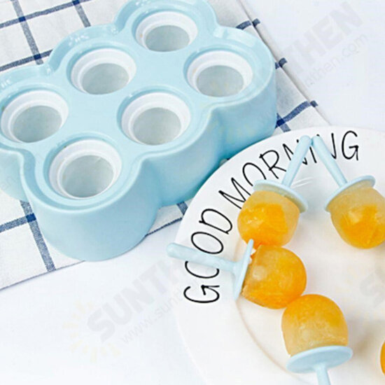 Portable Food Grade Ice Cream Mold Popsicle Mould Ball Maker Baby DIY Food Supplement Tools for Fruit Shake Accessories