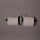 Retro Industrial Toilet Paper Roll Holder Pipe Shelf Floating Holder Bathroom Wall Mounted