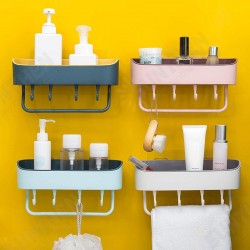 Self-adhesive Wall Hanging Storage Rack Shelf Hook Home Kitchen Holder Organizer Towel Holder Self-adhesive Wall Hanging Storage Rack Shelf Hook Home Kitchen Holder Organizer Towel Holder
