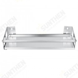 Singe Layer Stainless Steel Rack Organizer Storage Wall Mounted Basket for Kitchen Bathroom Shower Shelf Singe Layer Stainless Steel Rack Organizer Storage Wall Mounted Basket for Kitchen Bathroom Shower Shelf